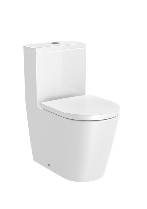 Roca Carmen miska WC kompakt Rimless biała